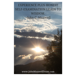 Experience plus honest self examination